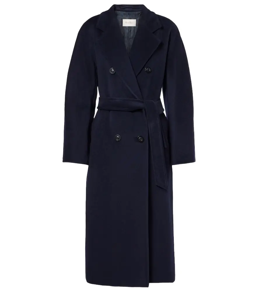 Max Mara Madame wool and cashmere wrap coat
