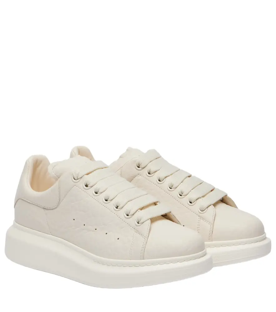 McQueen Oversized leather sneakers