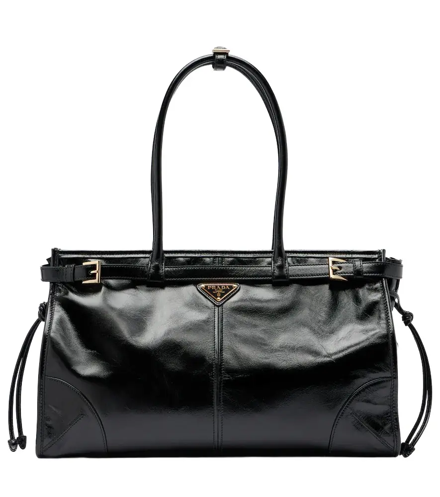 Prada Bonnie Large leather shoulder bag