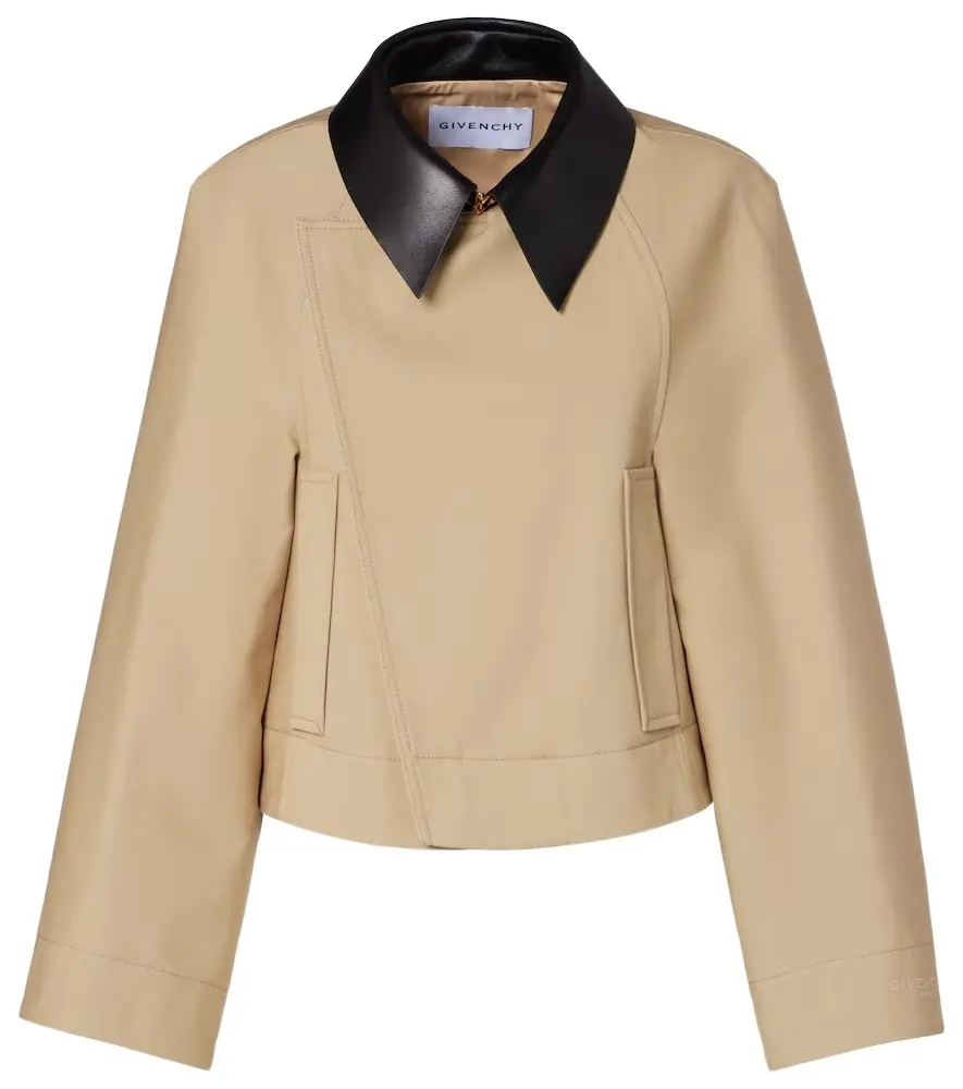 Givenchy Cropped cotton and wool jacket
