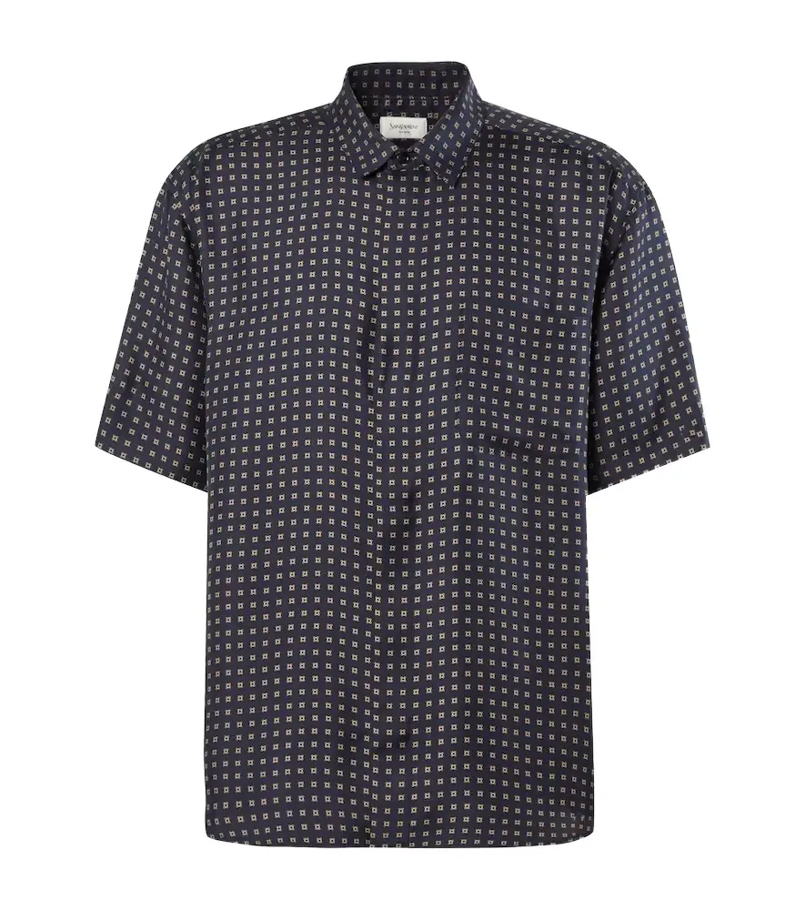 Saint Laurent Printed silk shirt