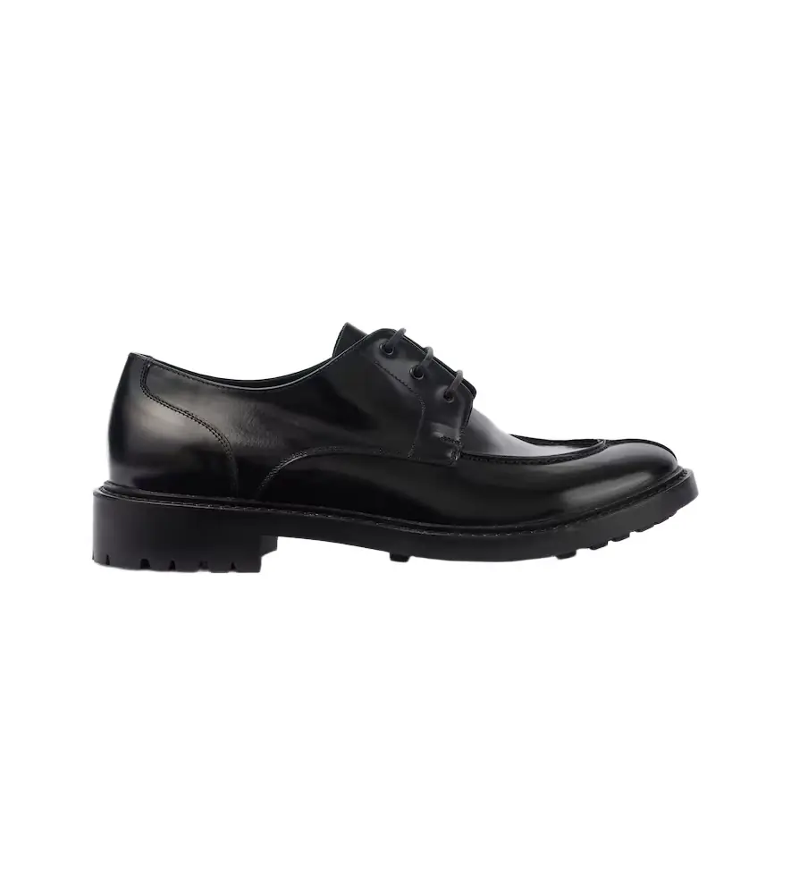 Saint Laurent Lino leather Derby shoes