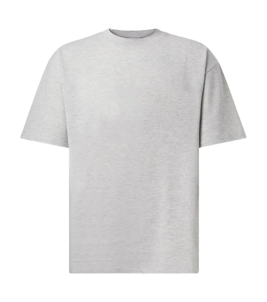 Saint Laurent Cassandre cotton-blend T-shirt