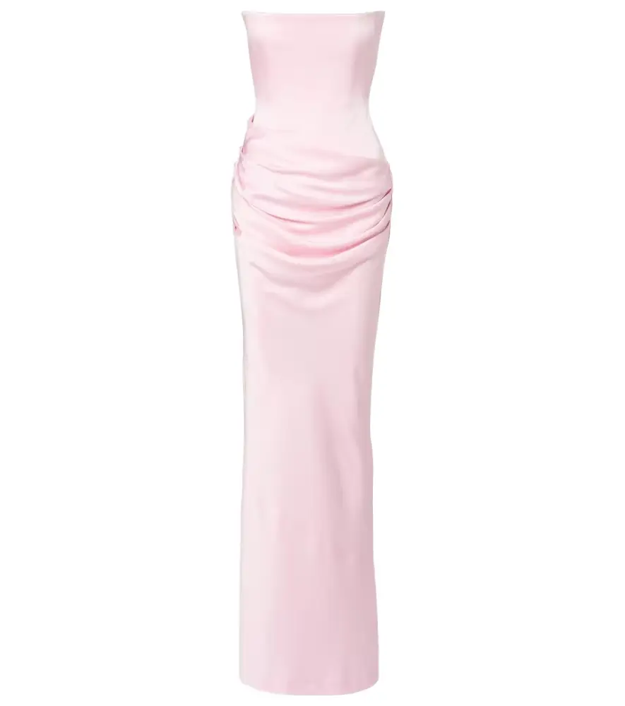 Alex Perry Draped bustier gown