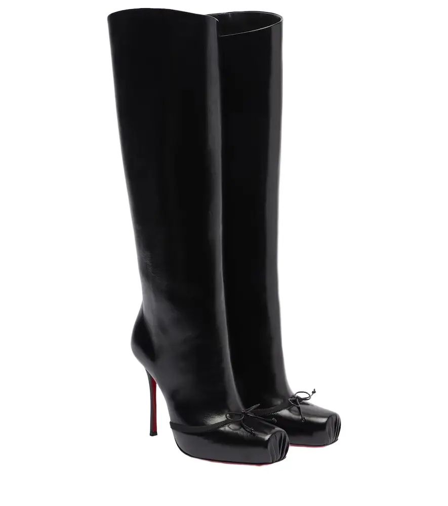 Christian Louboutin Cassia Nodo Botta 100 knee-high boots