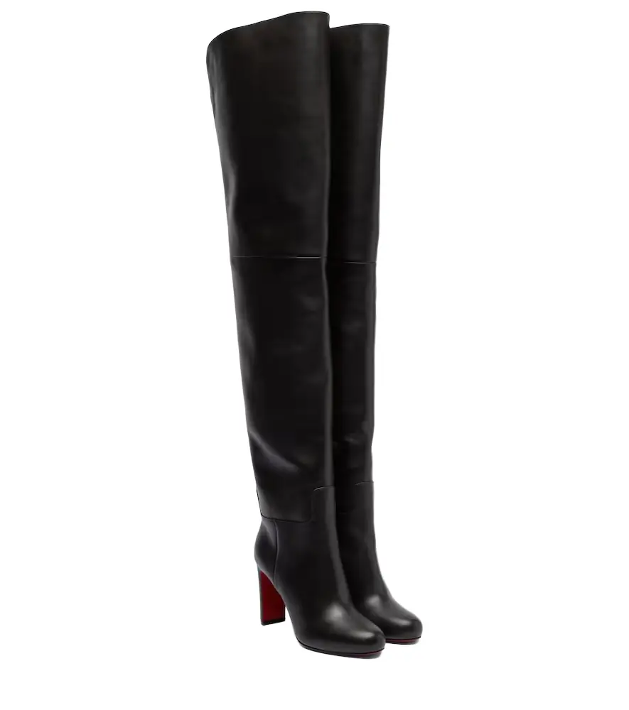 Christian Louboutin Loo 85 leather over-the-knee boots