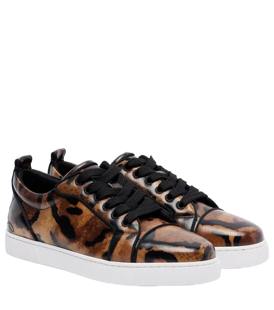 Christian Louboutin Fun Louise Junior leather sneakers