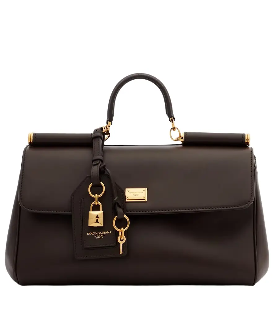 Dolce & Gabbana My Sicily Medium leather tote bag