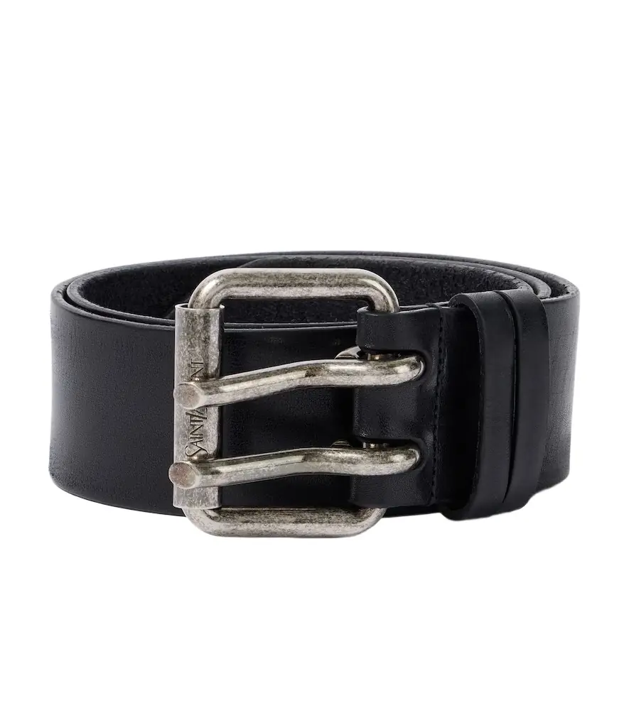 Saint Laurent Motorcycle leather belt