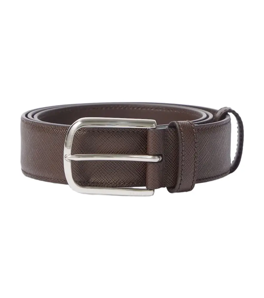 Prada Saffiano leather belt