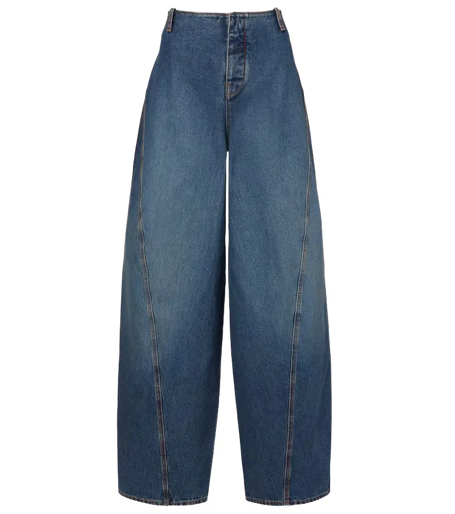 Alaia Alaïa Mid-rise barrel-leg jeans