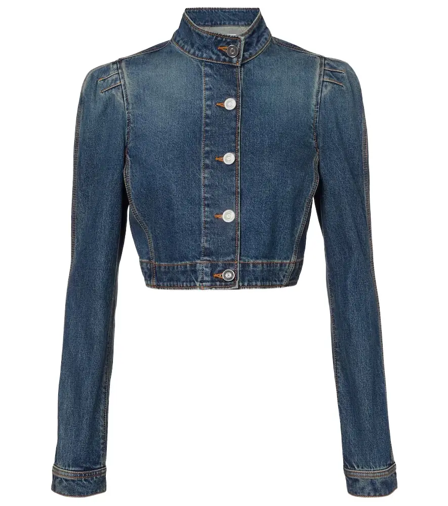 Alaia Alaïa Cropped denim jacket