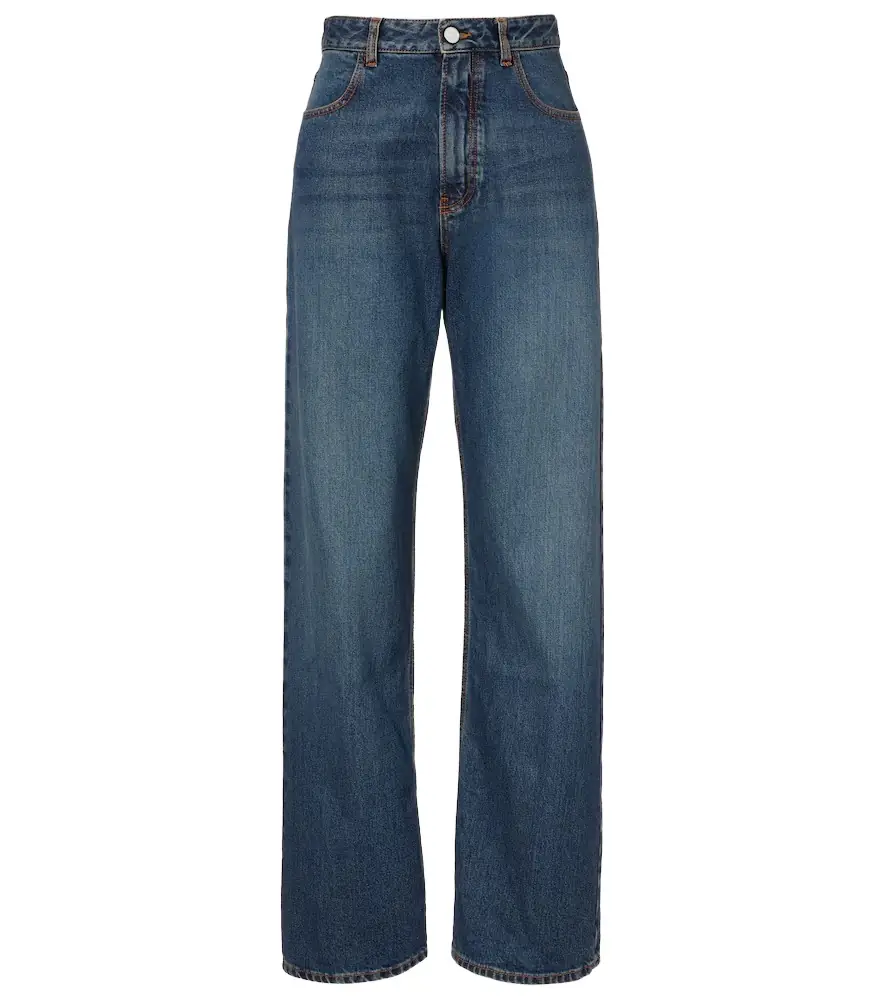 Alaia Alaïa Low-rise straight jeans