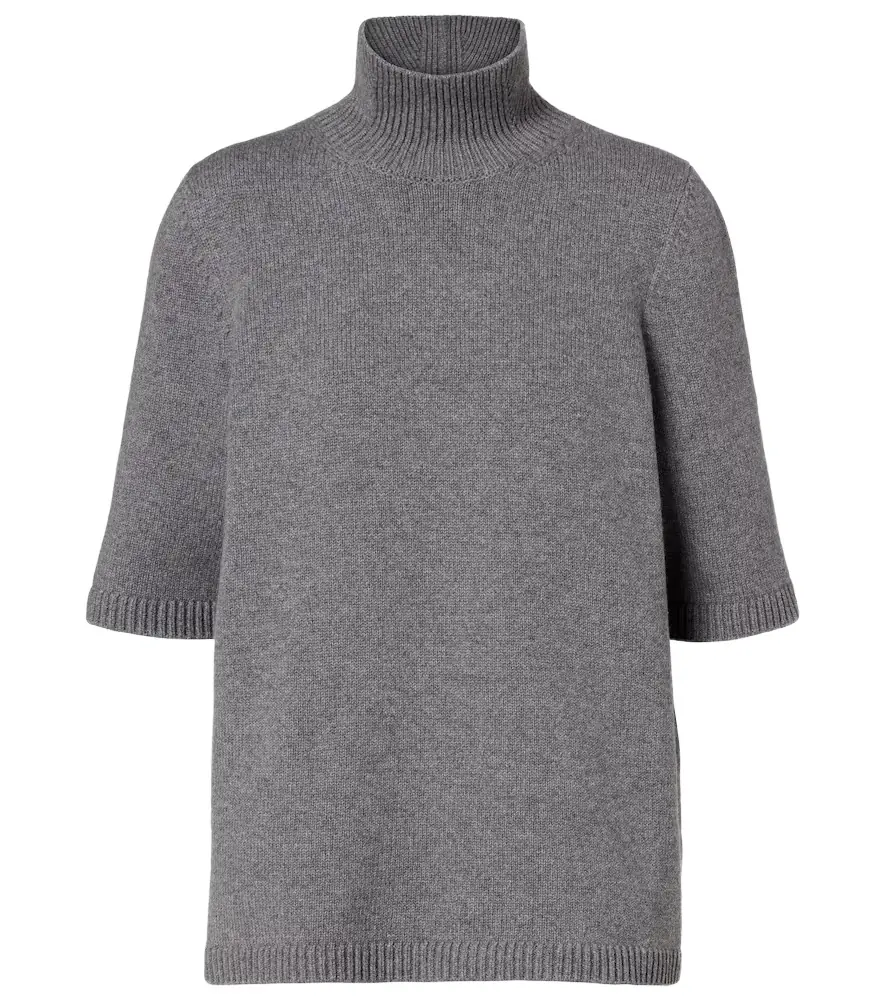 Alaia Alaïa Knitted cashmere-blend turtleneck top
