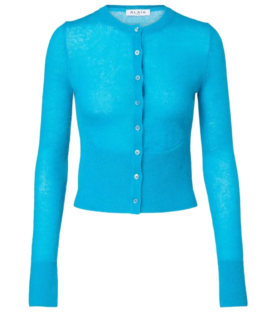 Alaia Alaïa Mohair and wool-blend cardigan