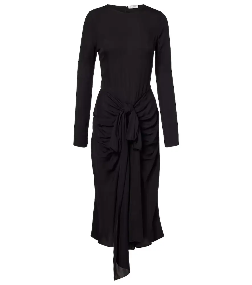 Alaia Alaïa Gathered midi dress
