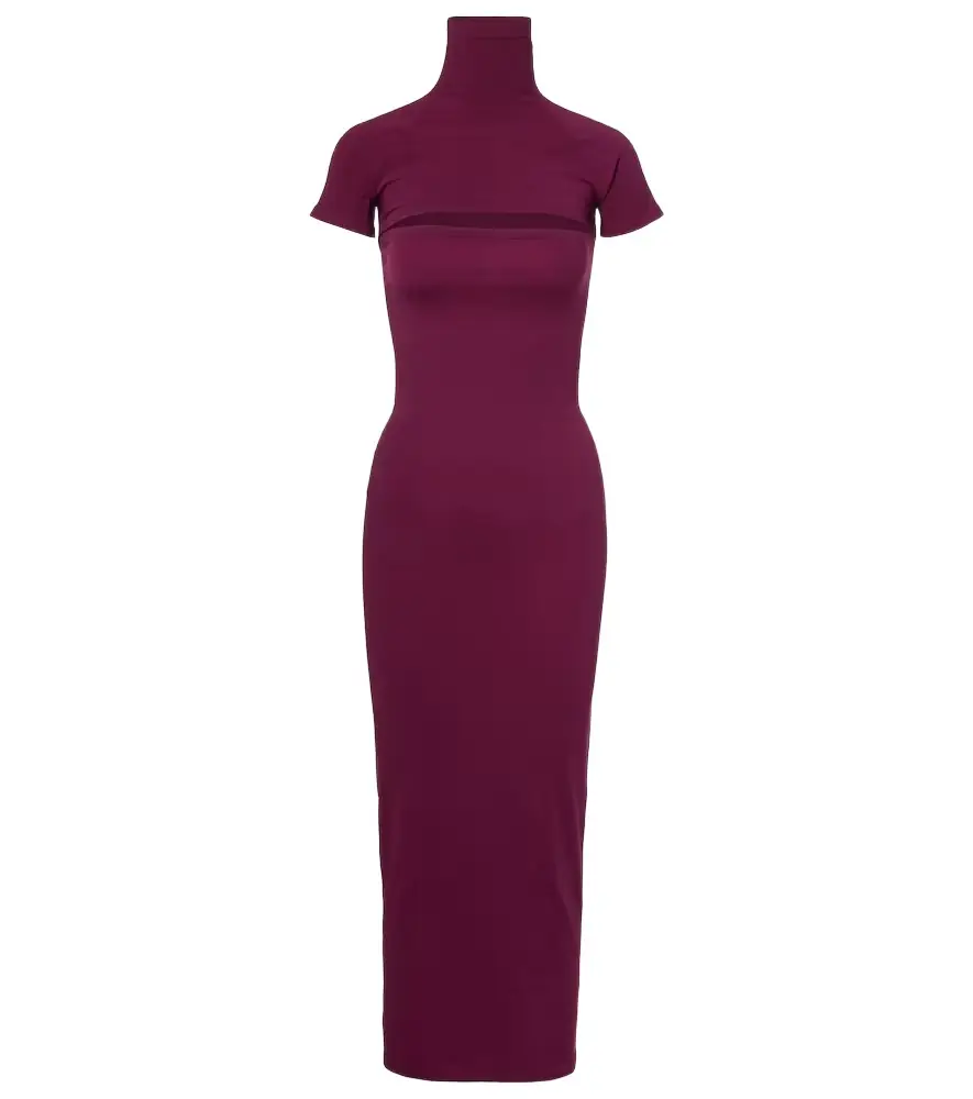 Alaia Alaïa Second-Skin jersey midi dress