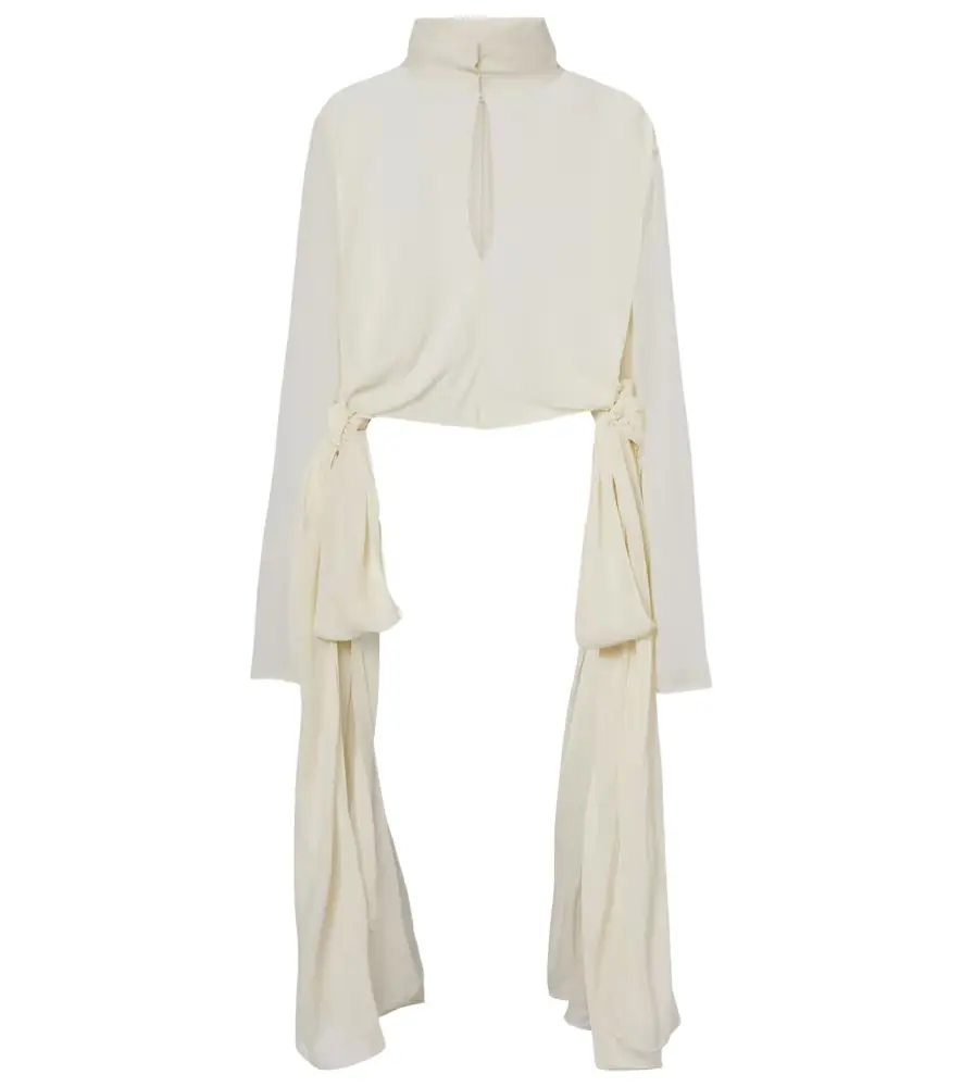 Alaia Alaïa Semi-sheer blouse