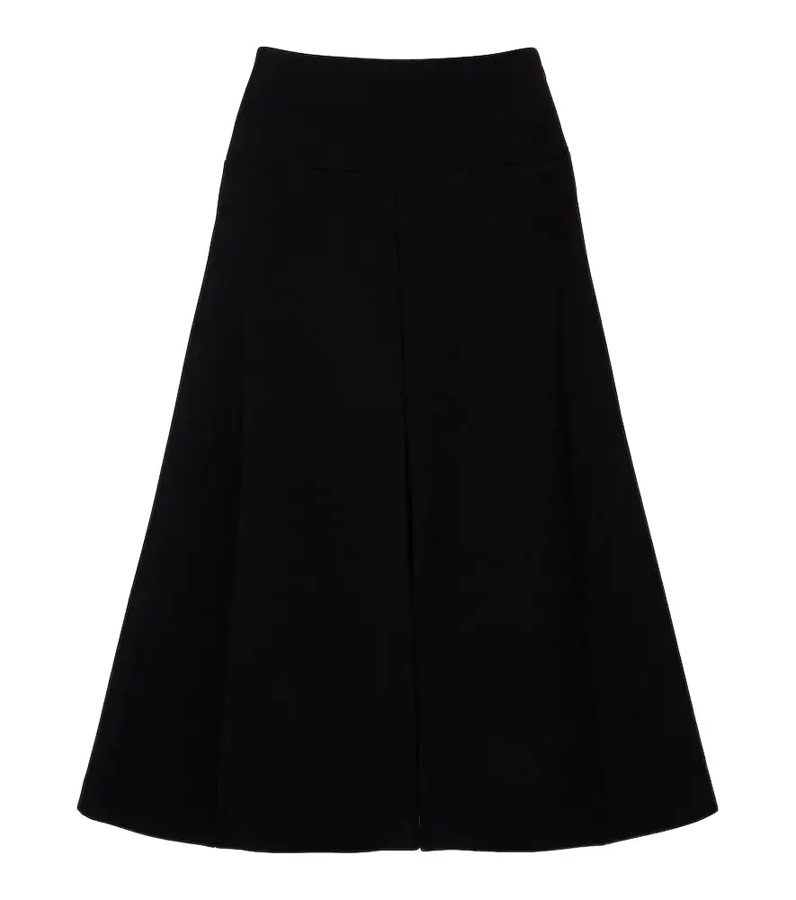 Alaia Alaïa Pleated midi skirt