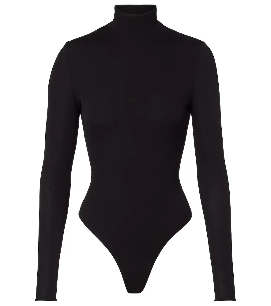 Alaia Alaïa Open-back jersey bodysuit