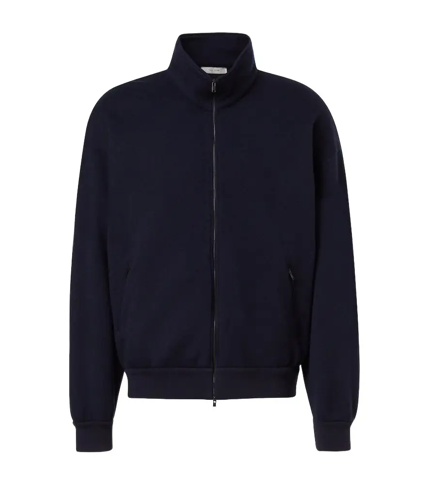 The Row Cashmere and cotton bomber jacket