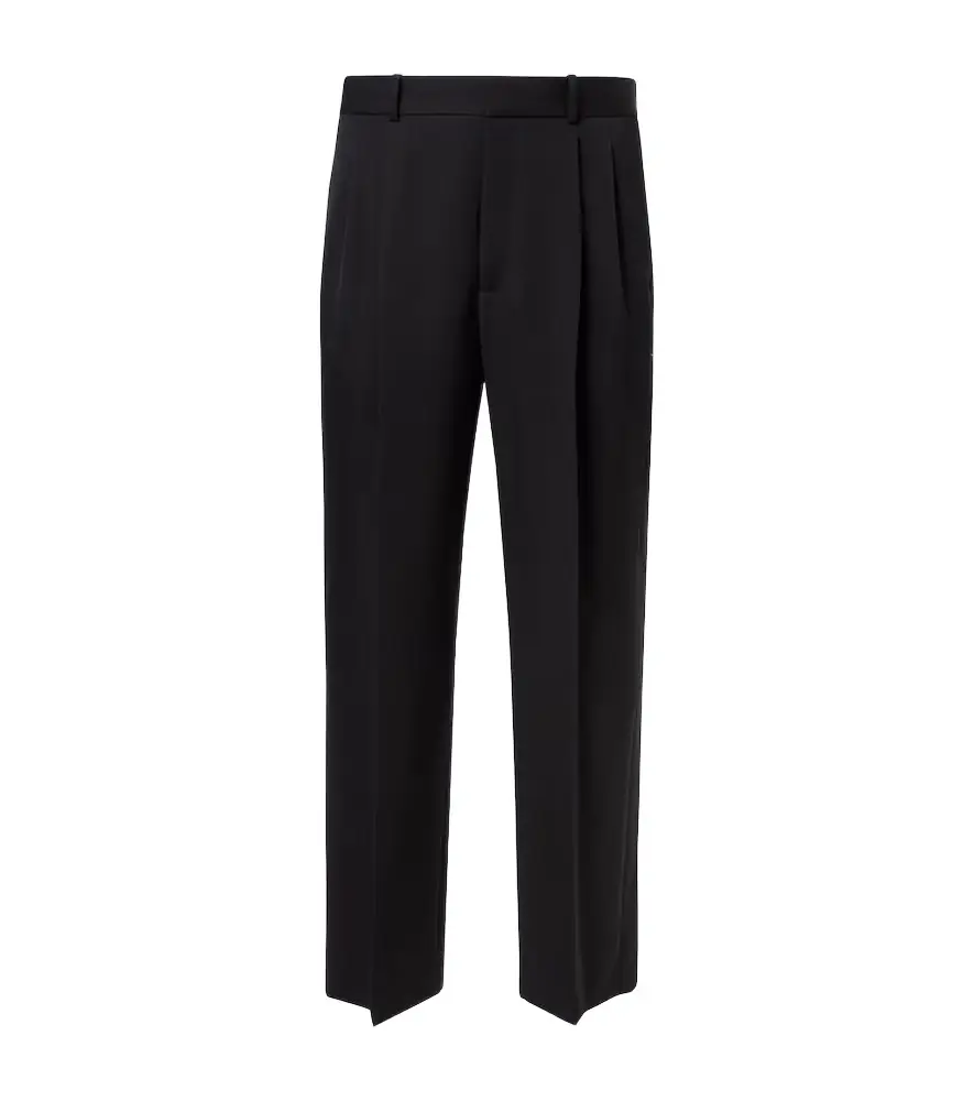 The Row Zev virgin wool straight pants