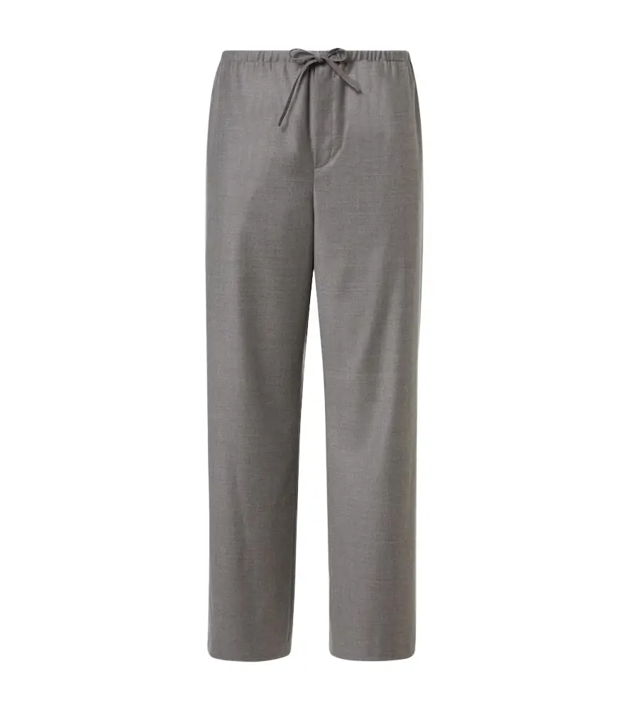 The Row Xon virgin wool straight pants