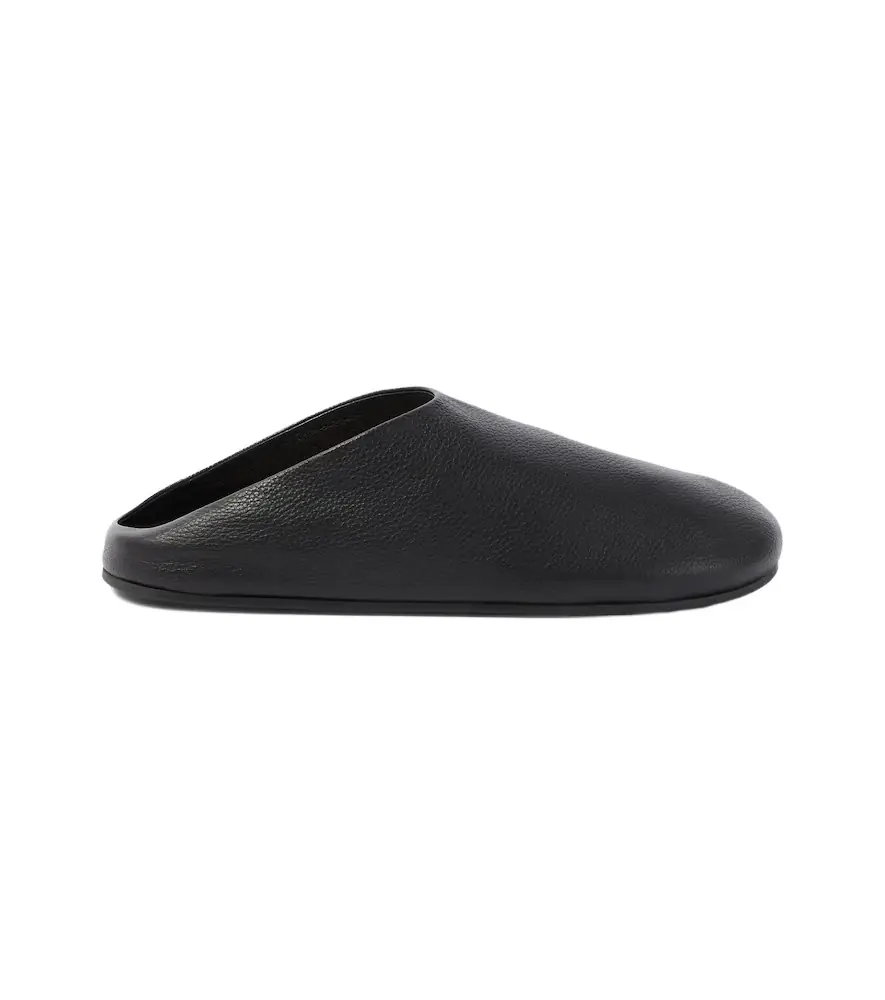 The Row Hudson leather mules