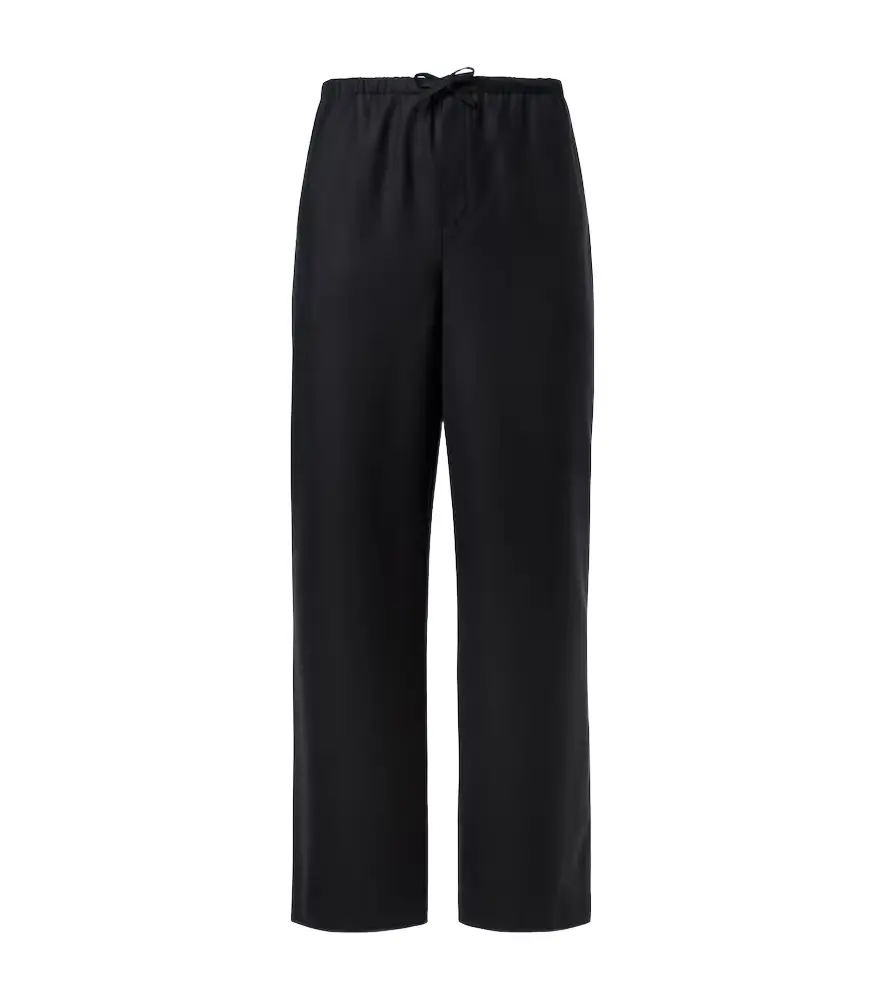 The Row Xon virgin wool wide-leg pants