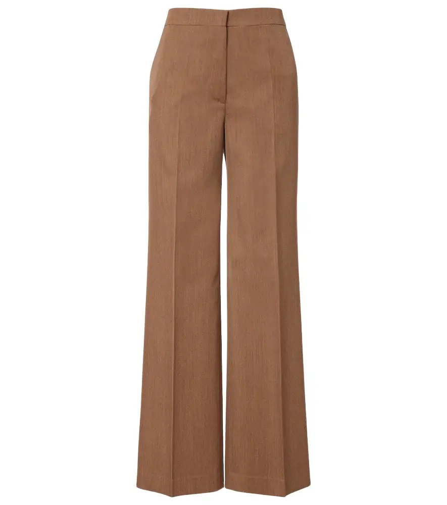 Fforme Agel high-rise virgin wool wide-leg pants