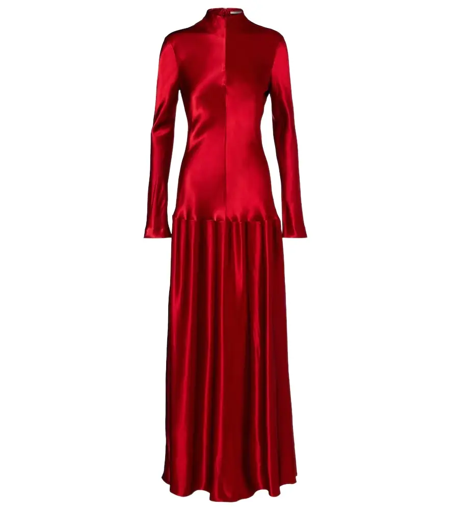 Fforme Mila satin maxi dress