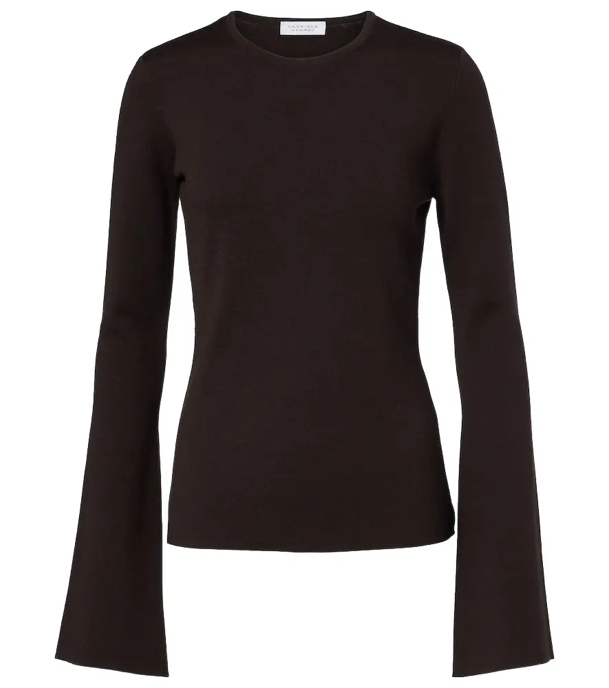 Gabriela Hearst Wool, silk, and cashmere top
