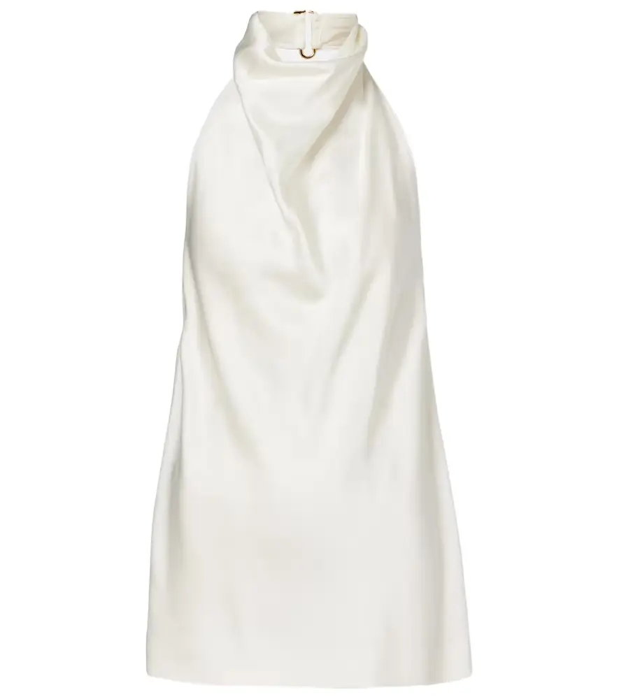Stella McCartney Halterneck satin top