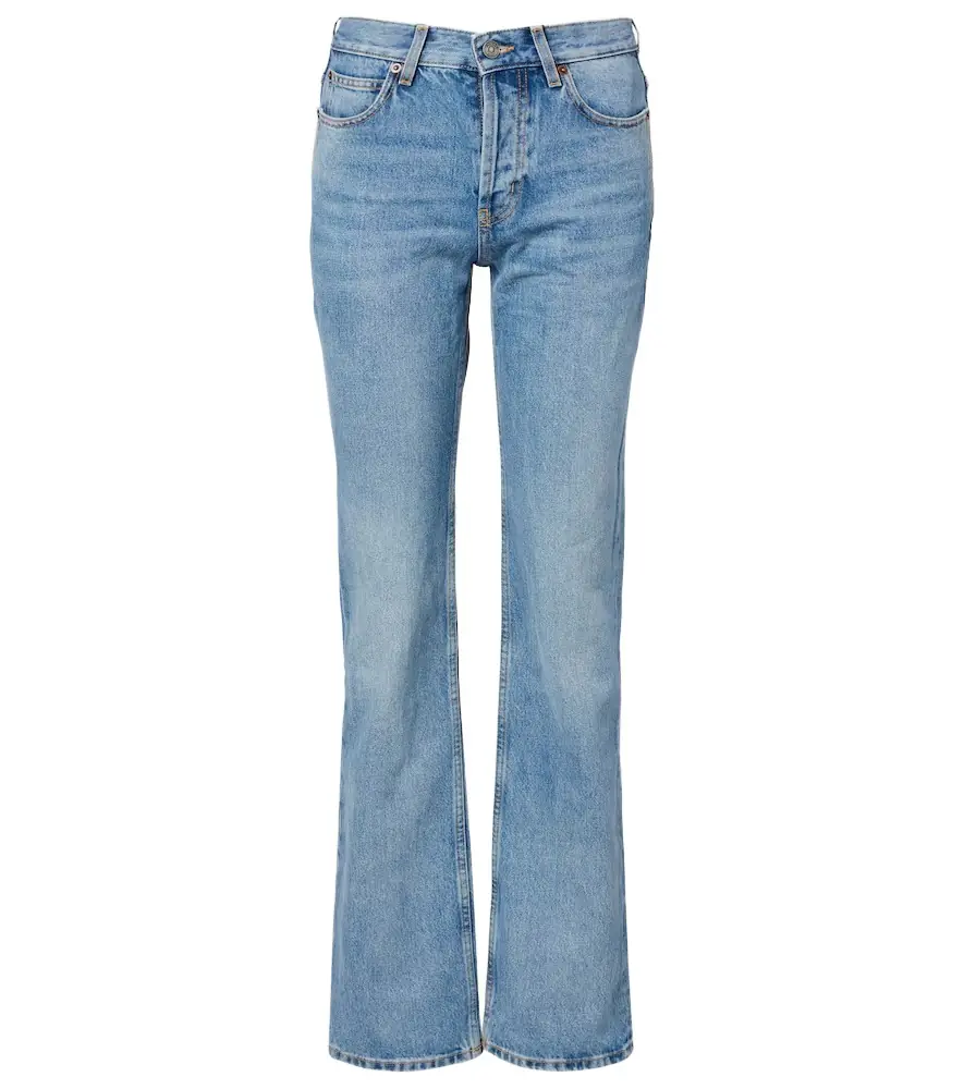 Saint Laurent Mid-rise bootcut jeans