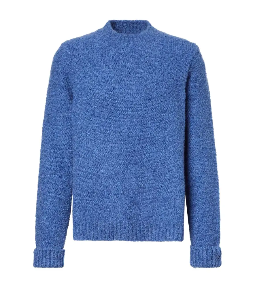 God's True Cashmere Cloud cashmere sweater with lapis lazuli