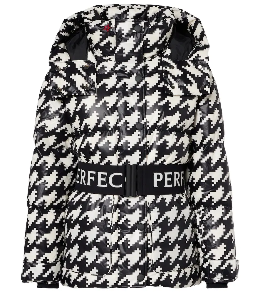 Perfect Moment Cortina houndstooth ski jacket