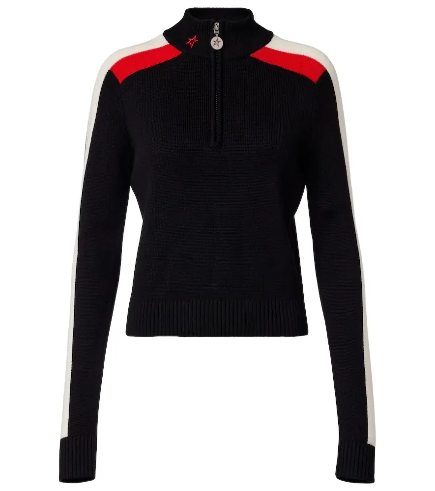 Perfect Moment LA Tour wool half-zip sweater