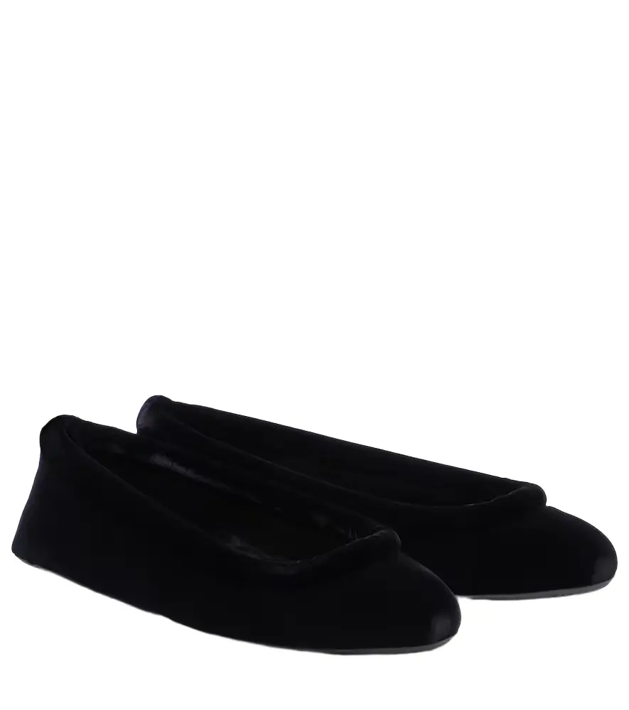 Alaia Alaïa Velvet ballet flats