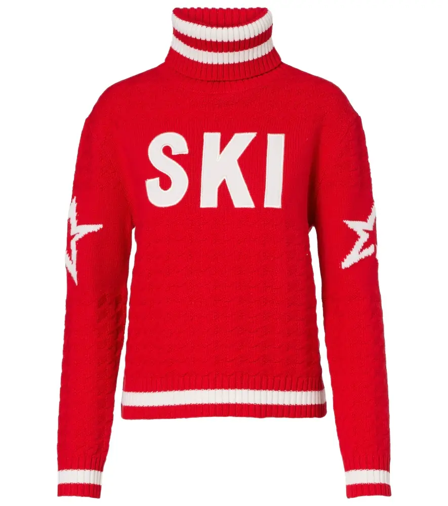 Perfect Moment Glacier wool turtleneck sweater