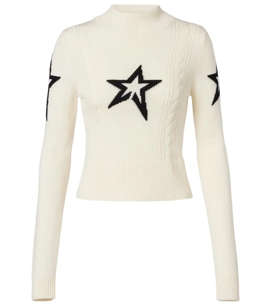 Perfect Moment Intarsia wool sweater