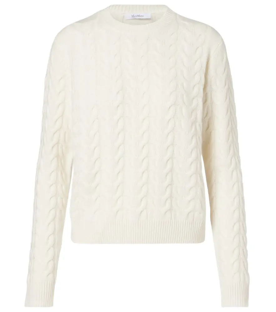 Max Mara Aramis cable-knit cashmere sweater