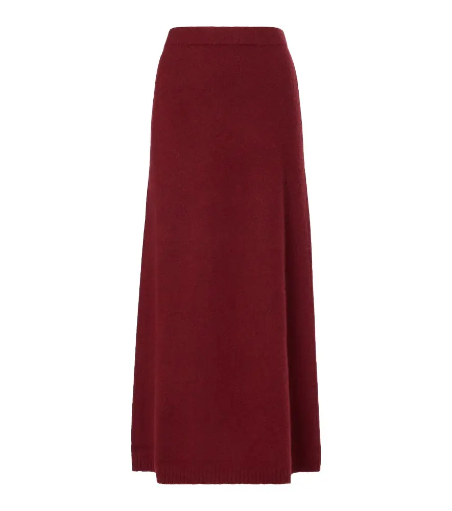 Max Mara Dorina cashmere-blend maxi skirt