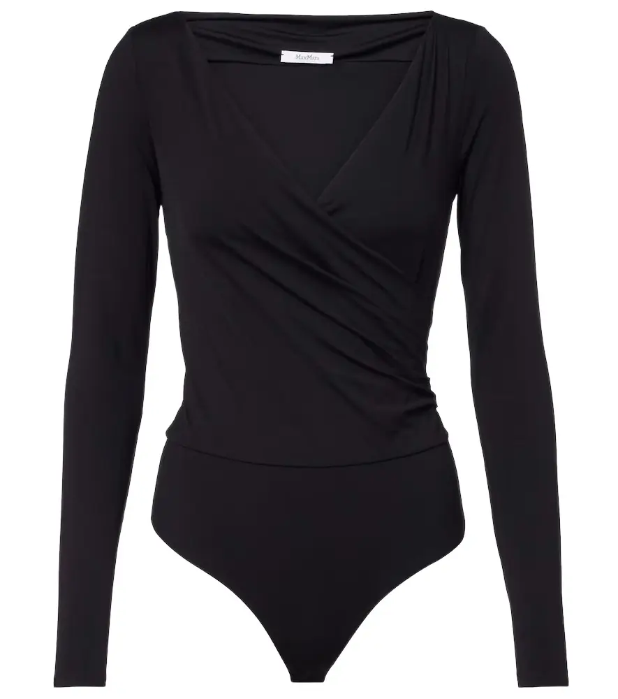 Max Mara Cicaldi wrap bodysuit