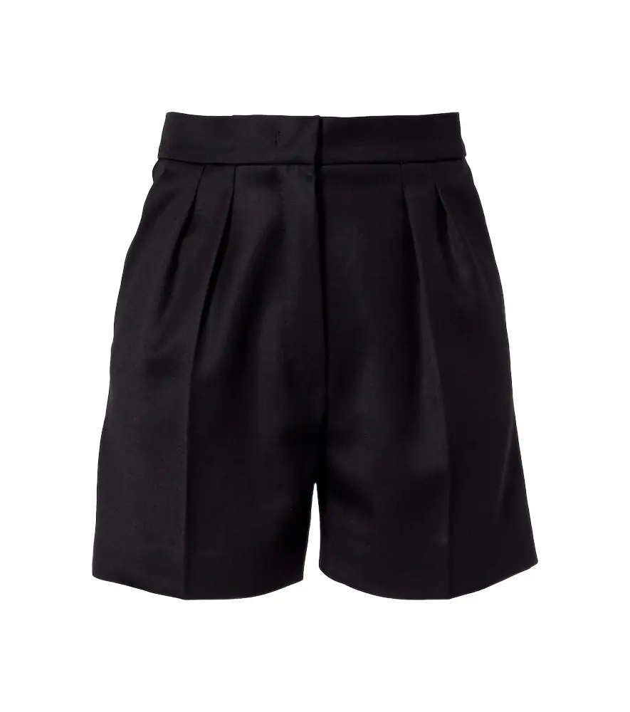 Max Mara Ozieri high-rise virgin wool shorts