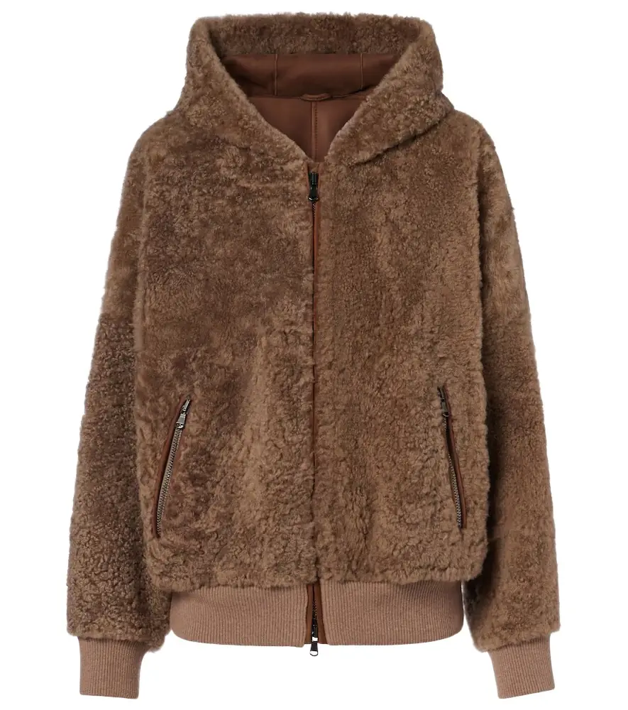 Brunello Cucinelli Shearling and cashmere jacket
