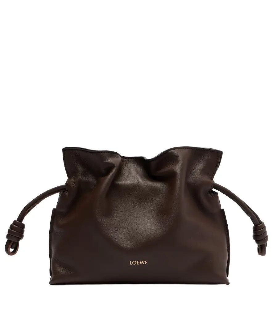 Loewe Flamenco Mini leather clutch