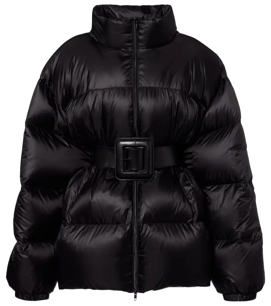 Balenciaga Hourglass belted down jacket