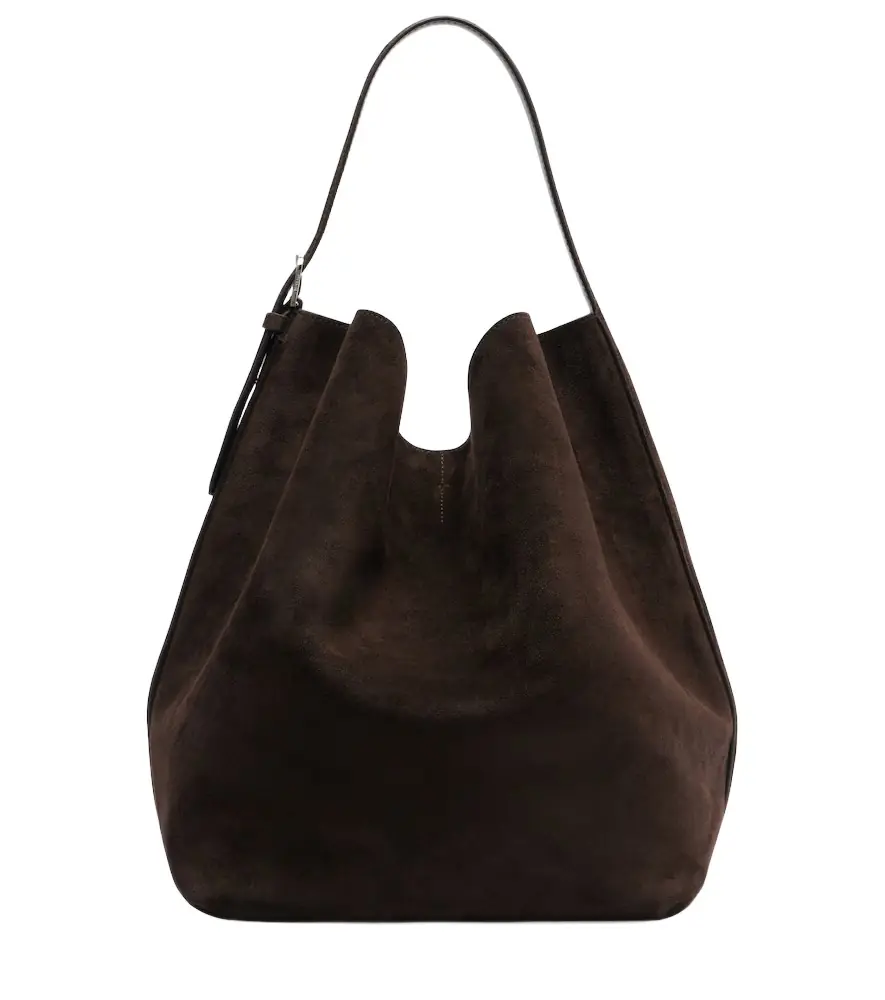 Toteme Belted Large suede tote bag