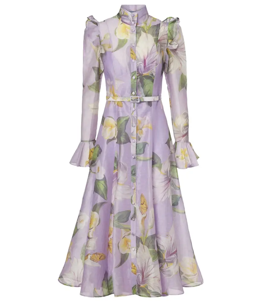 Leo Lin Katrina linen-blend shirt dress