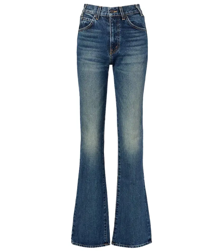 Nili Lotan Joan mid-rise straight jeans